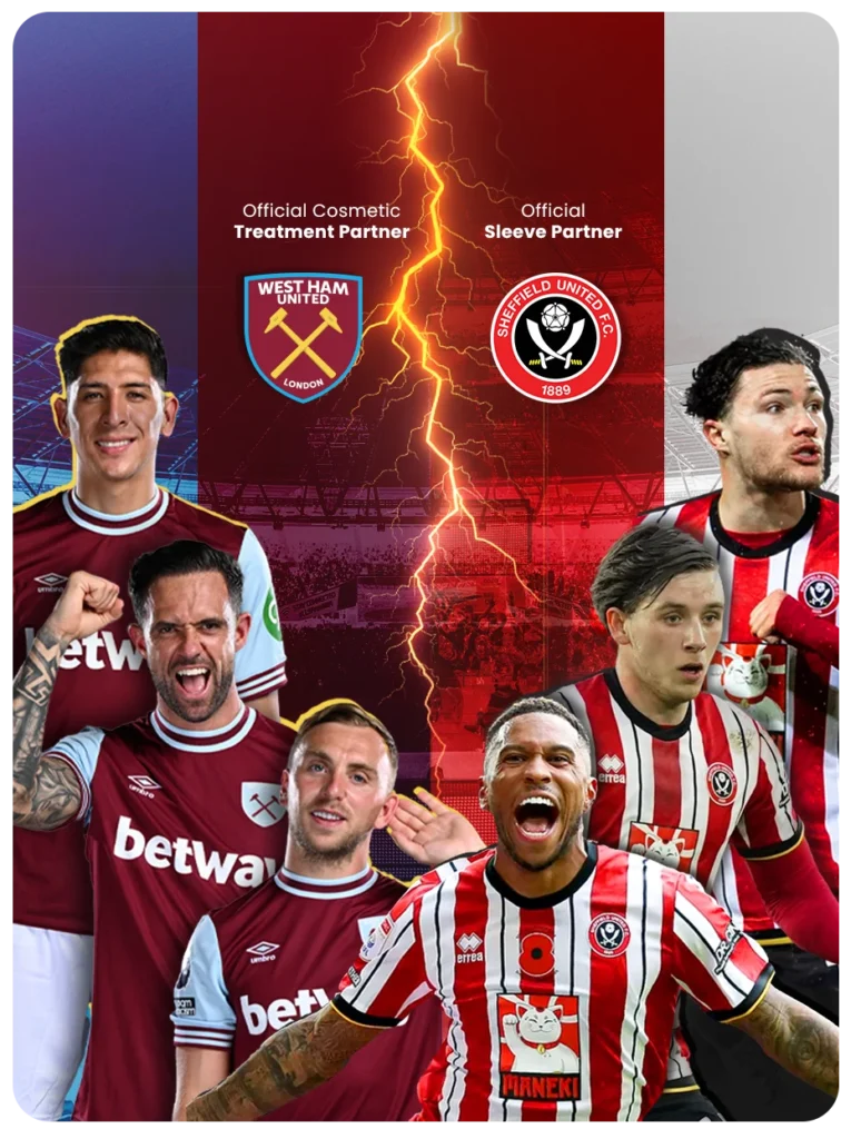West ham United and Sheffield united