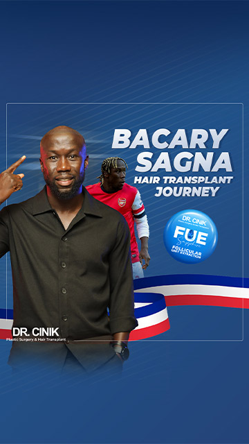 Bacary Sagna hair transplant journey