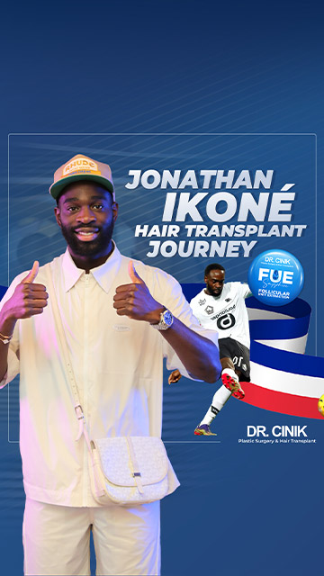 Jonathan ikoné's hair transplant
